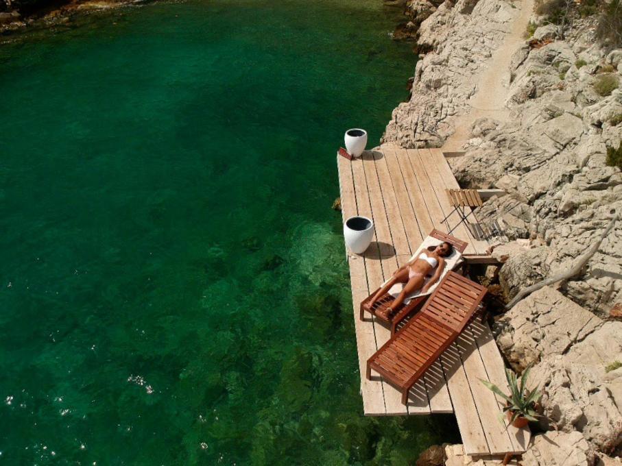 Plage Cachée - Glamping Vrboska Exterior foto